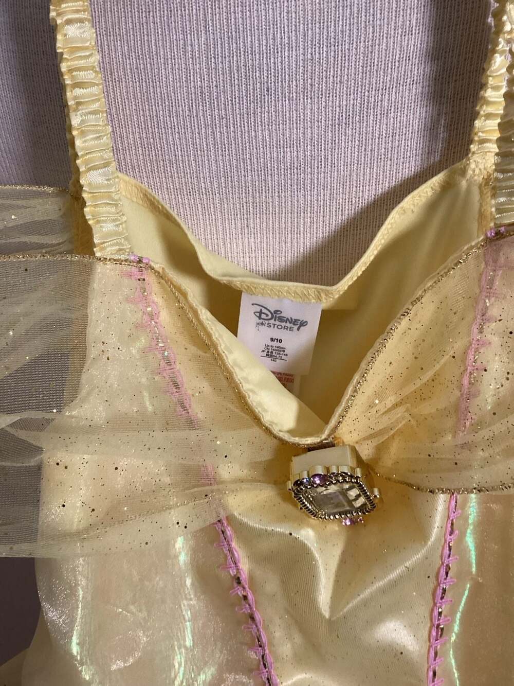 Disney Store Belle Costume Dress Size 9/10